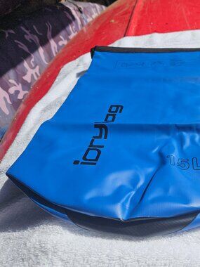 Blue & Black Waterproof Drybag 15L